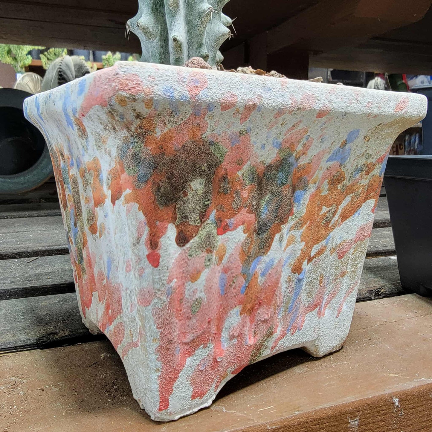 Terra Cotta Planter - Watercolor Series - Rose