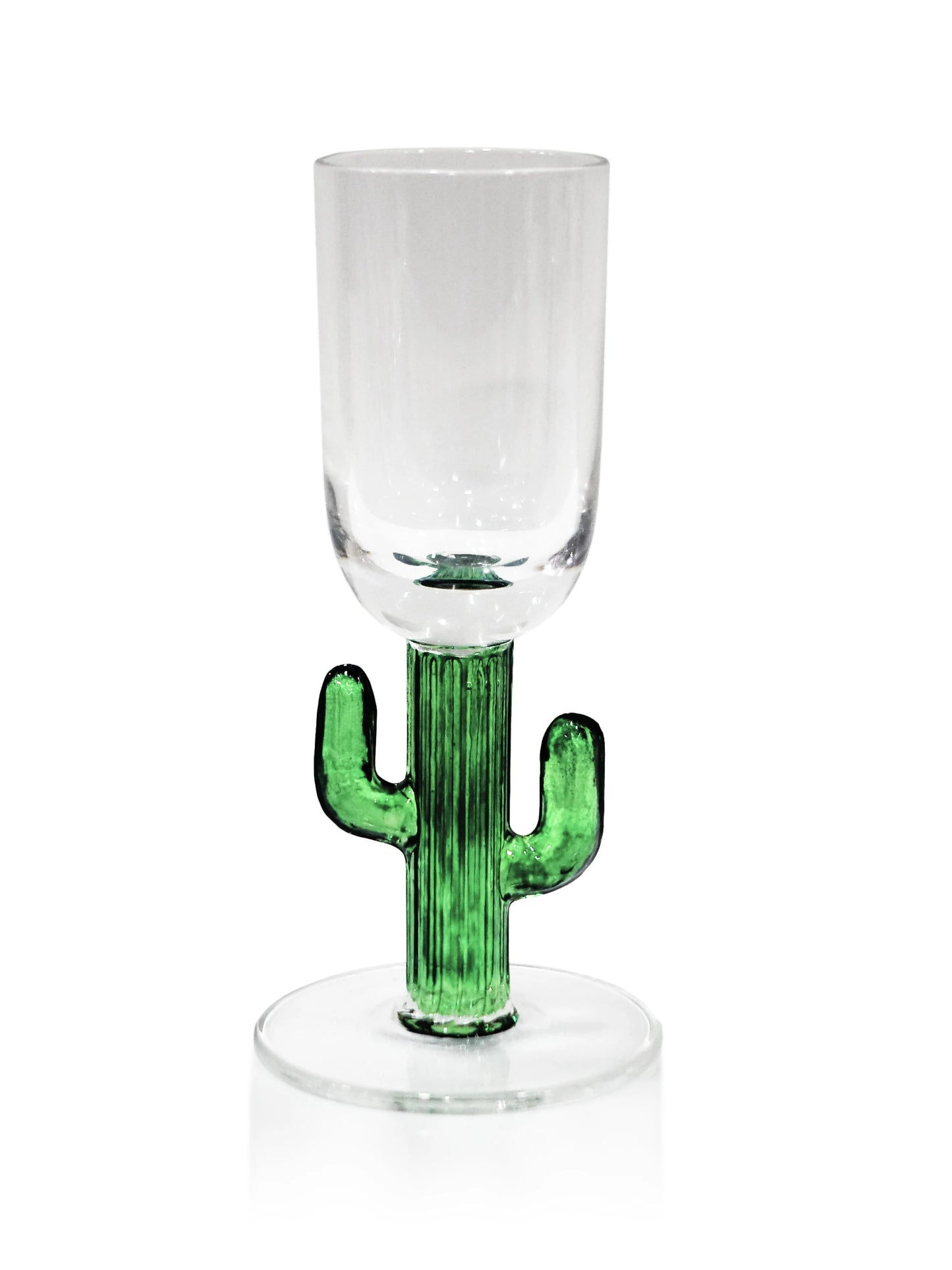 Cactus Shot Glass - Green - Set of 4