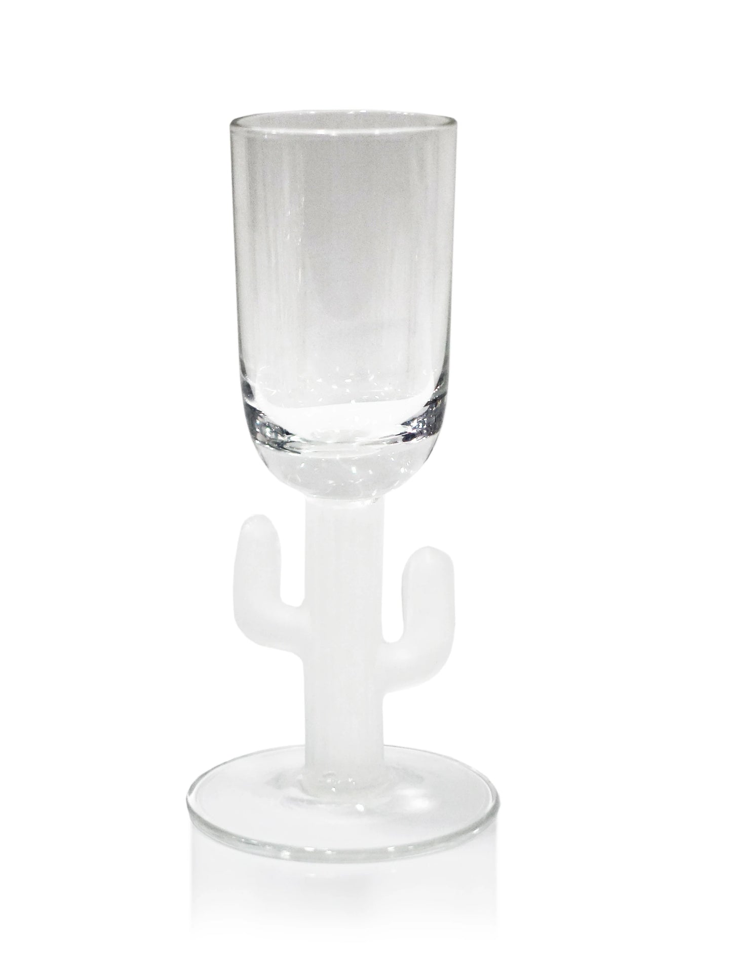 Cactus Shot Glasses - Frosted in Gift Box Set of 4