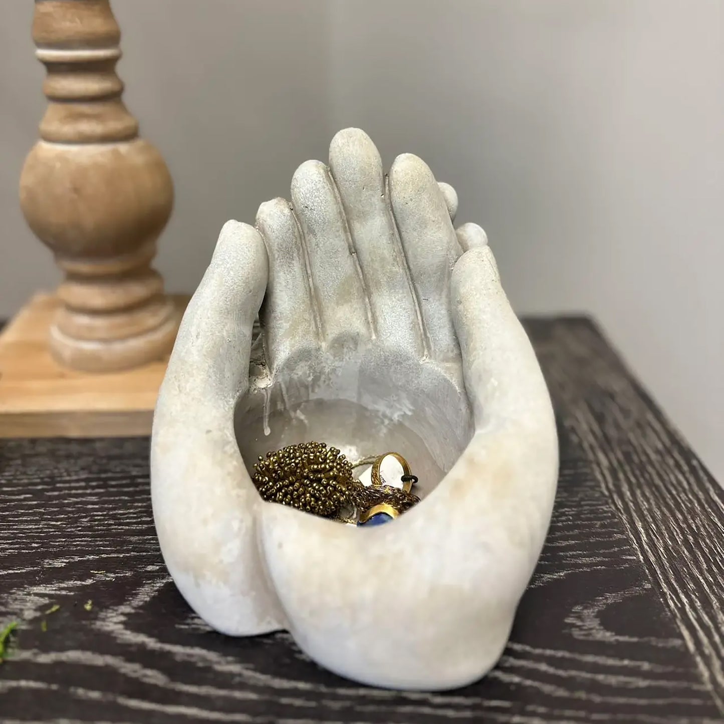Cement Hands Cactus Succulent Planter - Large