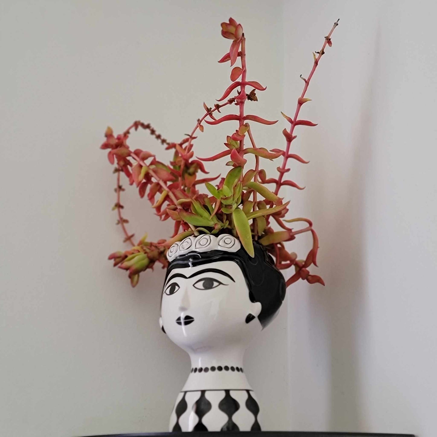 Ceramic Vase - Marisol - Black & White