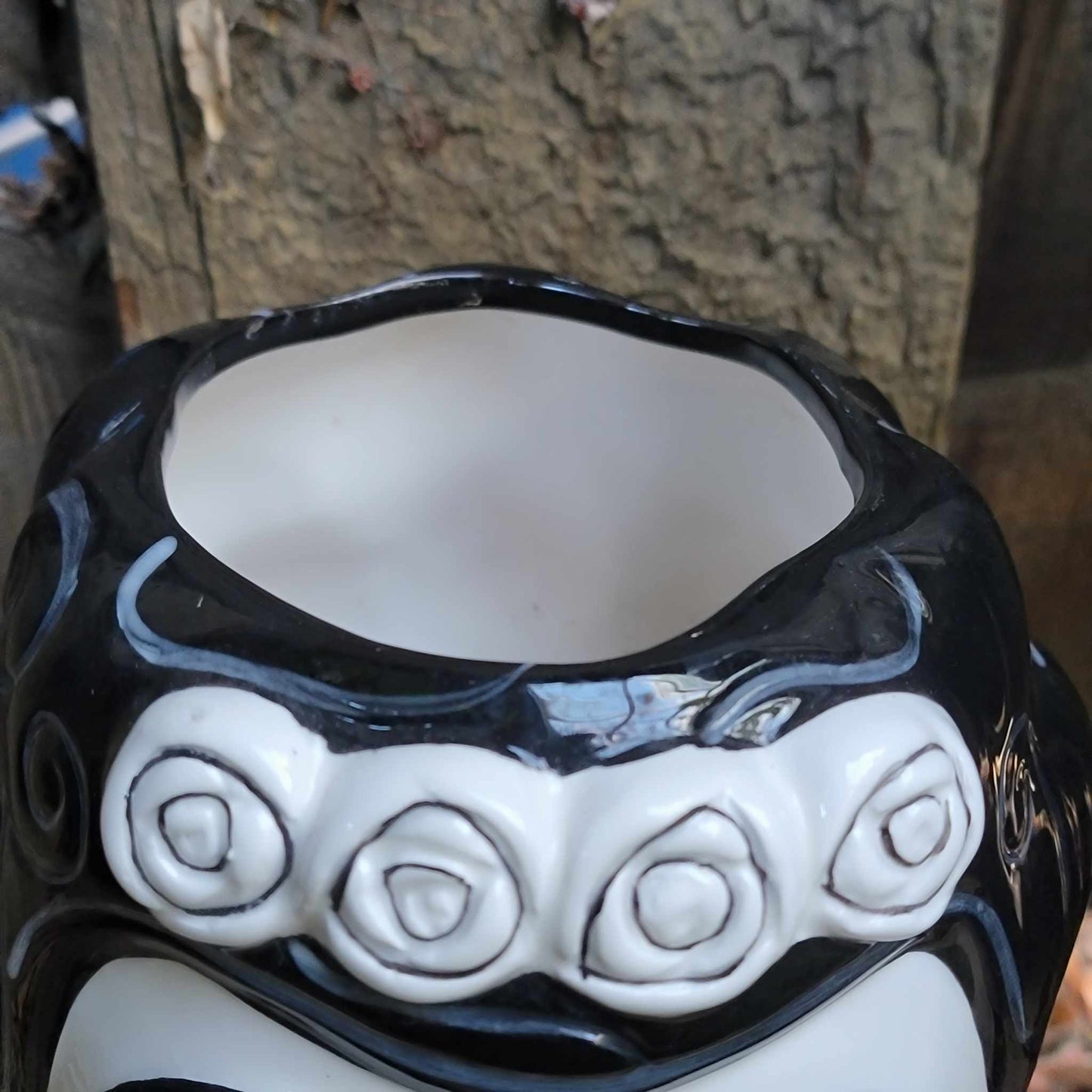 Ceramic Vase - Marisol - Black & White