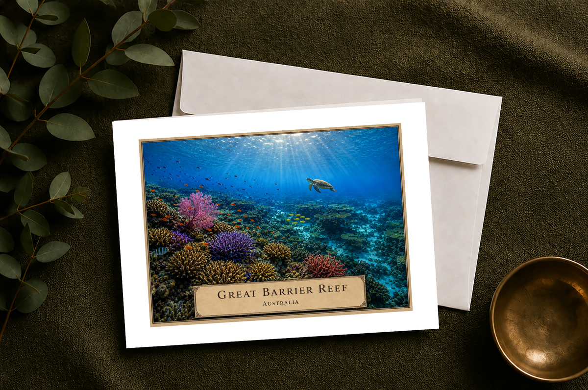 Great Barrier Reef — Botanical Expedition Art Card