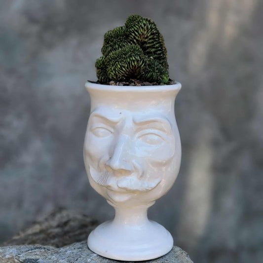 Moor's Head Caltagirone Ceramic Vase - New Age Line - Man