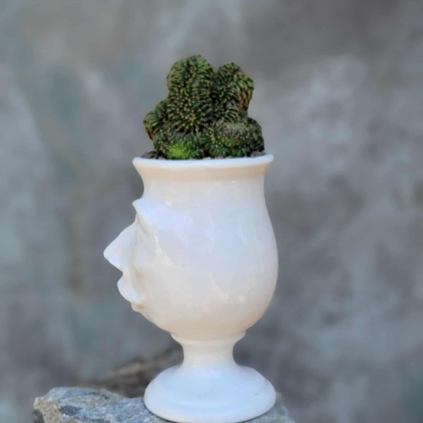 Moor's Head Caltagirone Ceramic Vase - New Age Line - Man