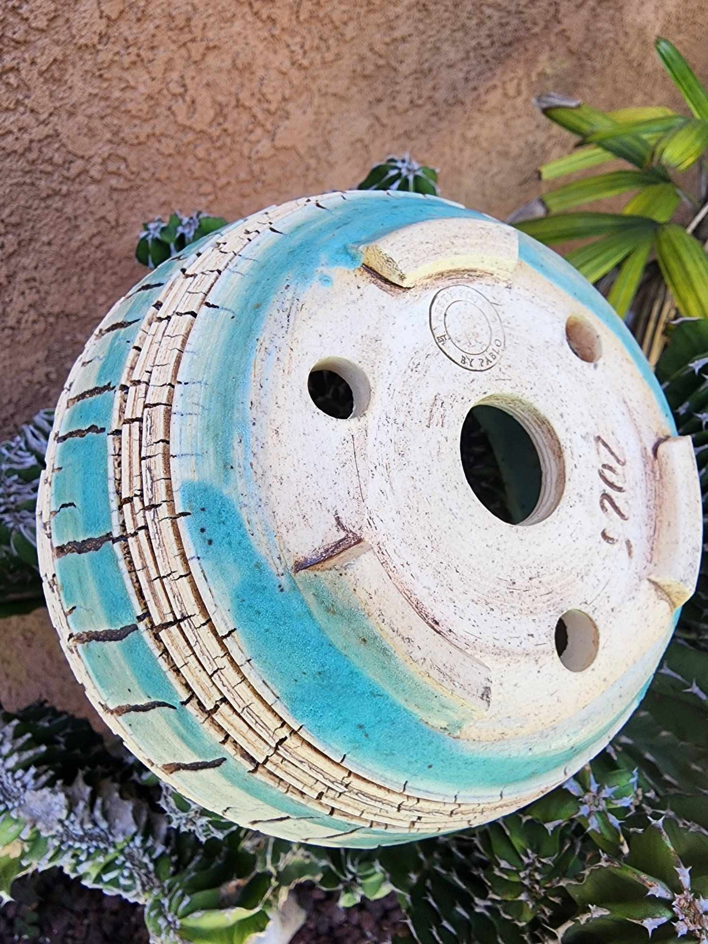 Handmade Pottery — Aqueduct Relic Bowl No. 174