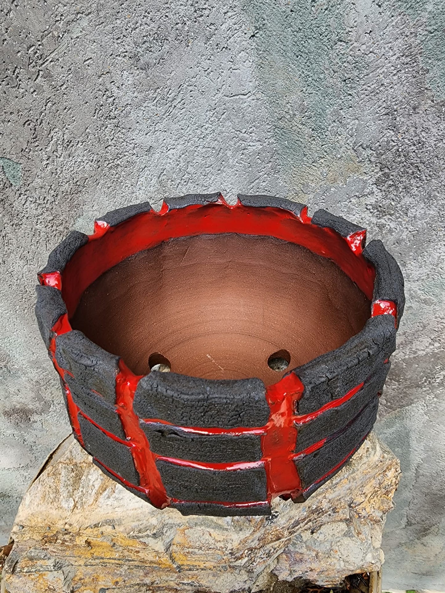 Handmade Pottery — Lava Fault Vessel No. 165