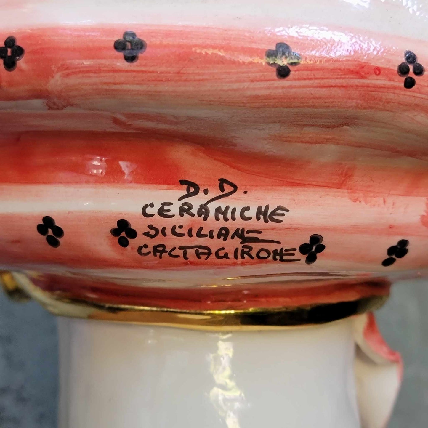 Moor's Head Atena - King - Gold Polka Dots