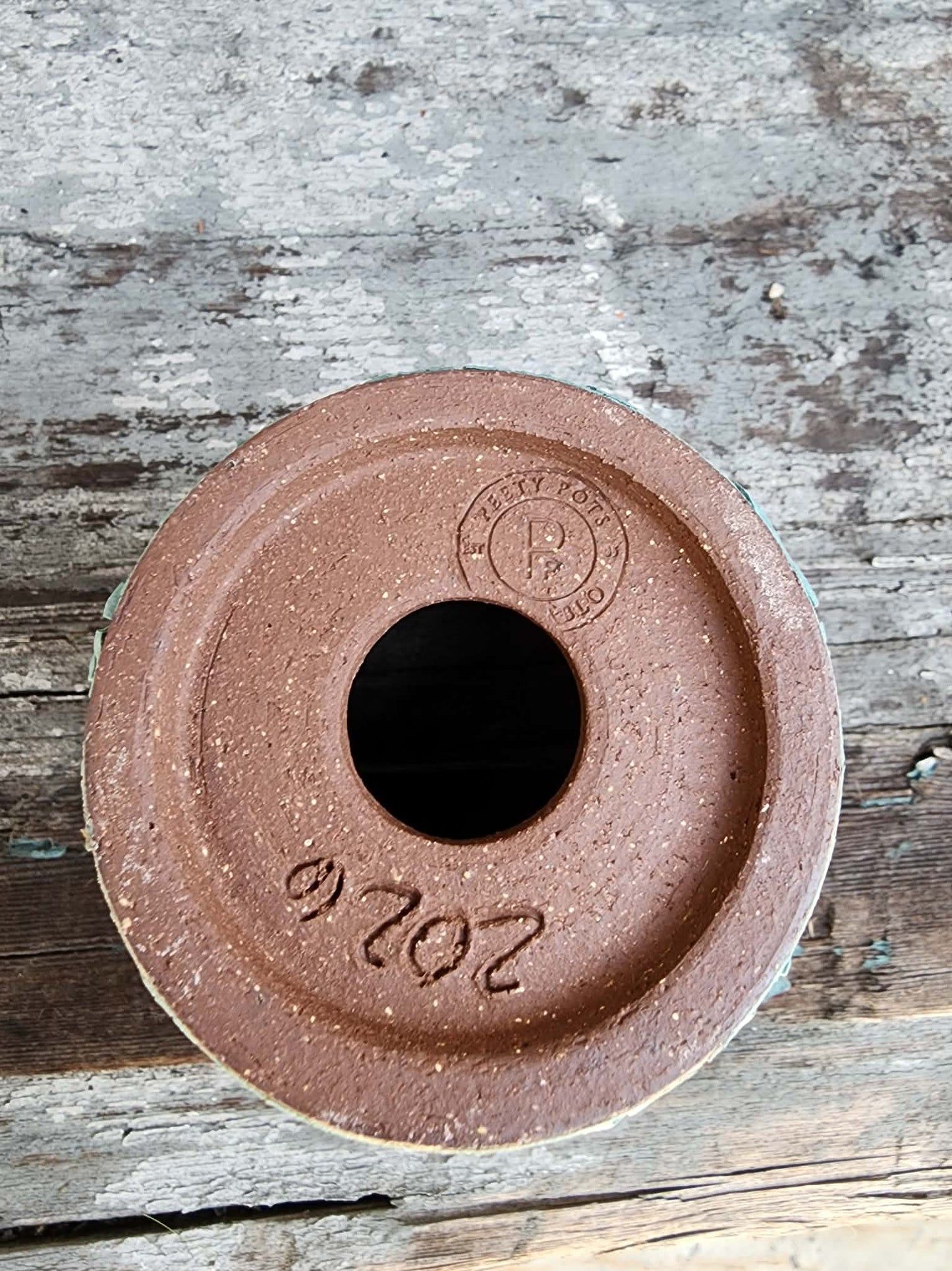 Handmade Pottery - Turquoise Crater Vessel No. 33