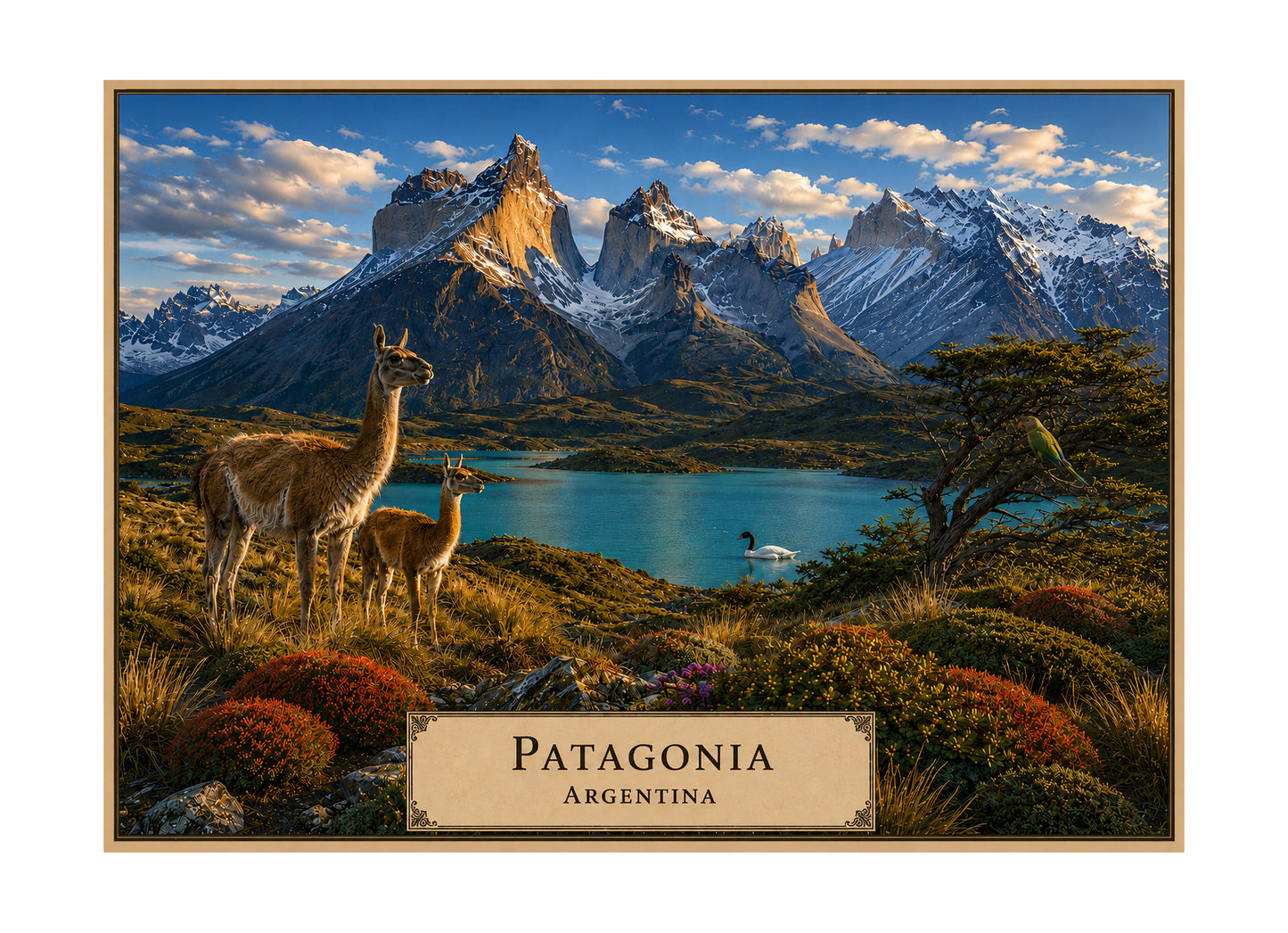 Patagonia botanical expedition 5 x 7 art card by Shangri-Ha Cactus Ranch
