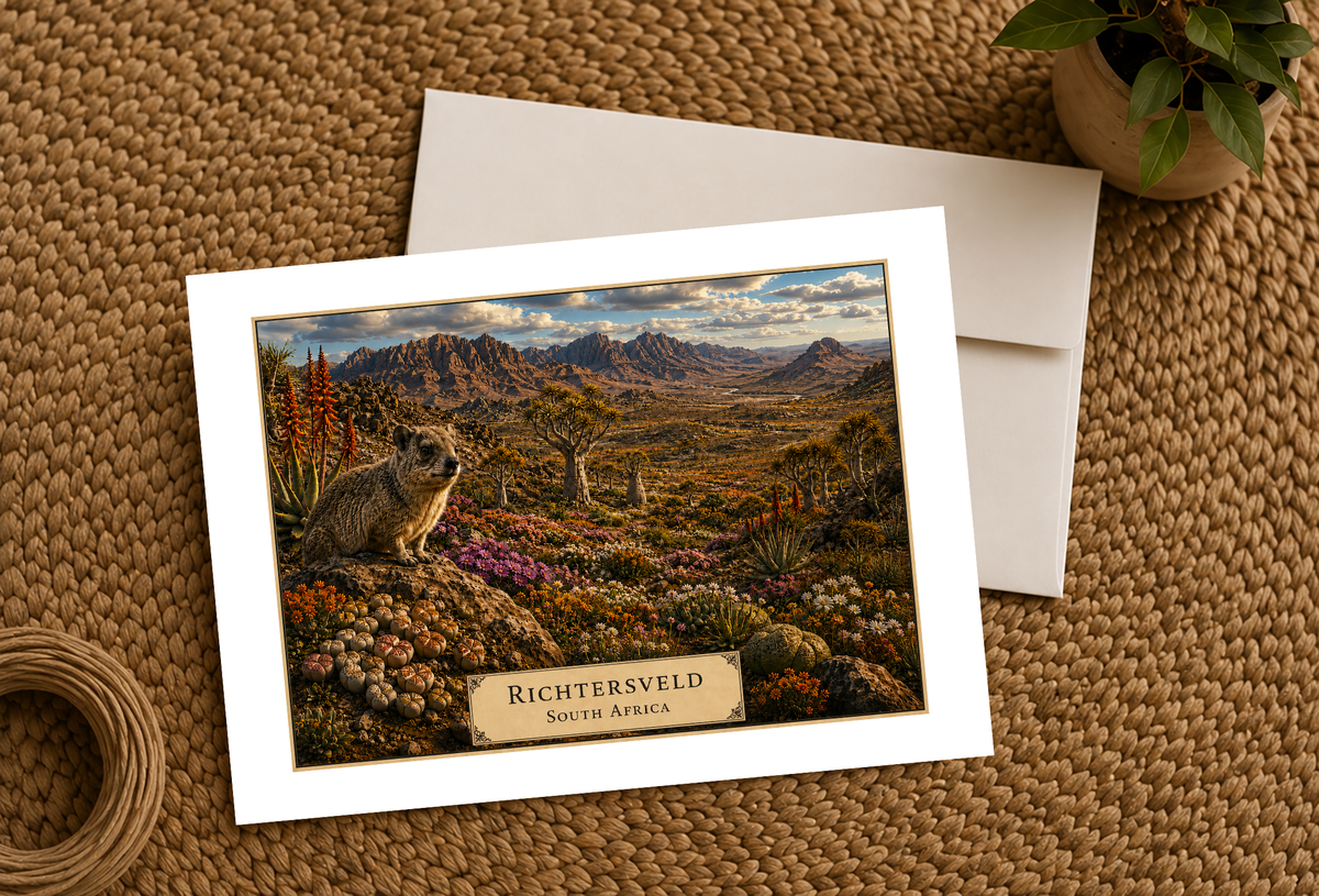 Richtersveld — Botanical Expedition Art Card