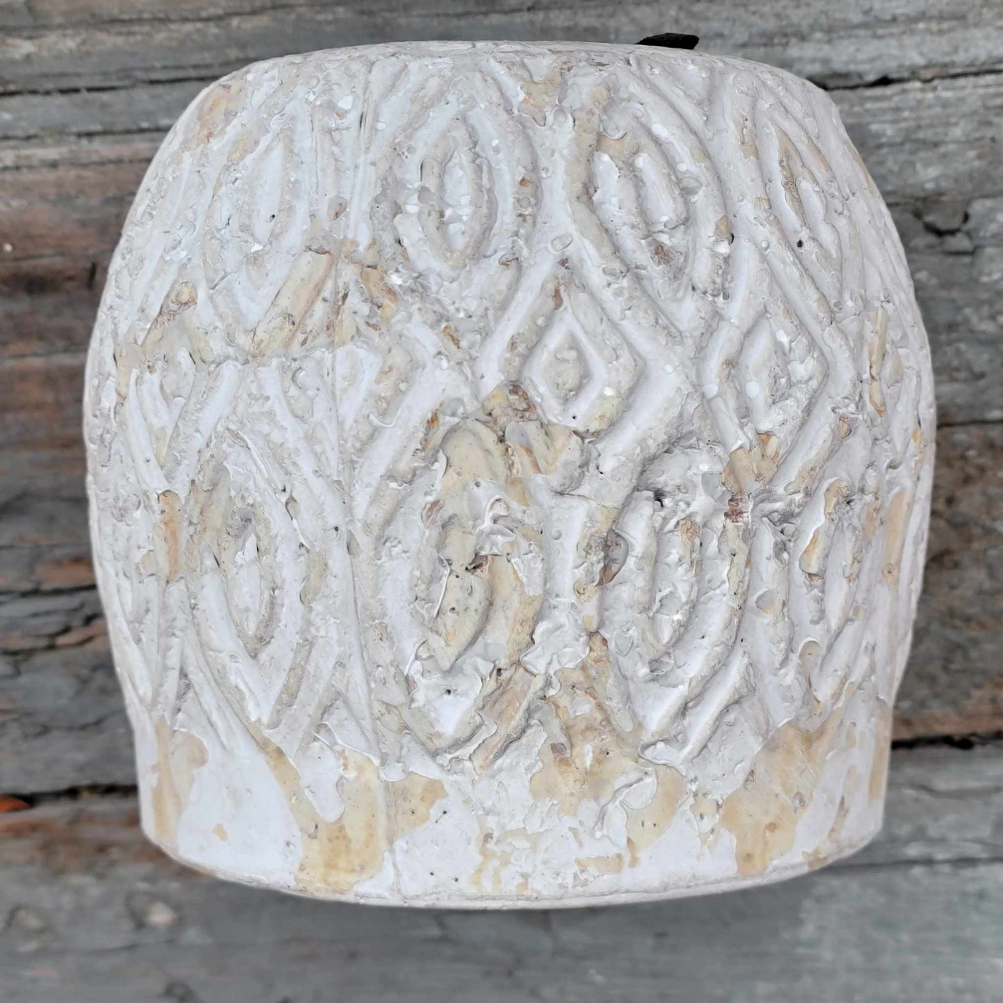 Shabby Chic Cement Planter