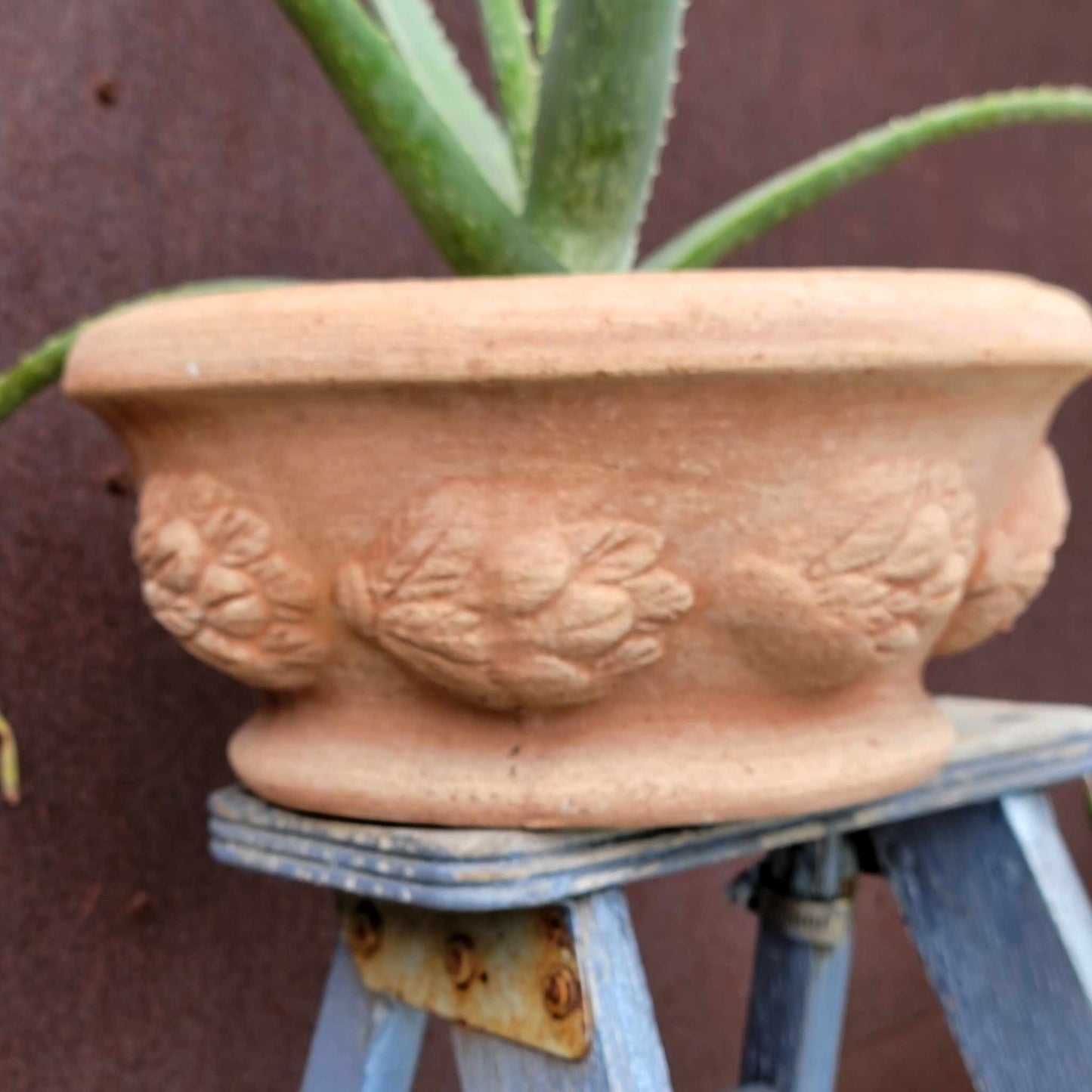 Tuscan Terra Cotta Planter - Round - Handmade in Italy