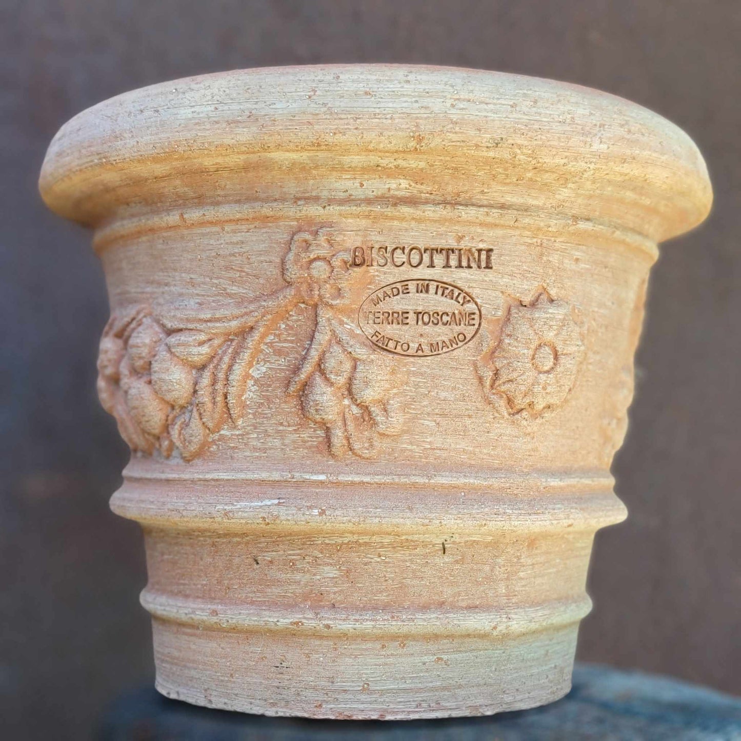 Tuscan Tuscan Terra Cotta Planter - Handmade in Italy