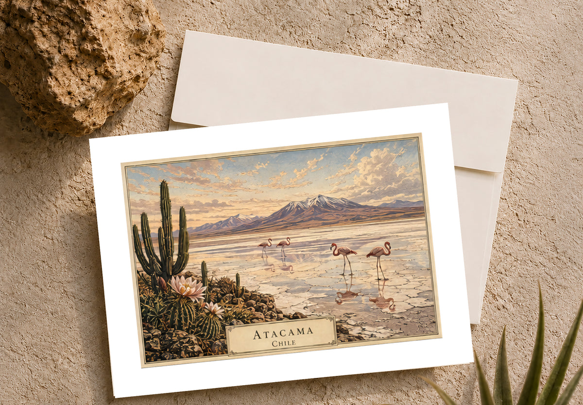 Atacama Desert — Botanical Expedition Art Card