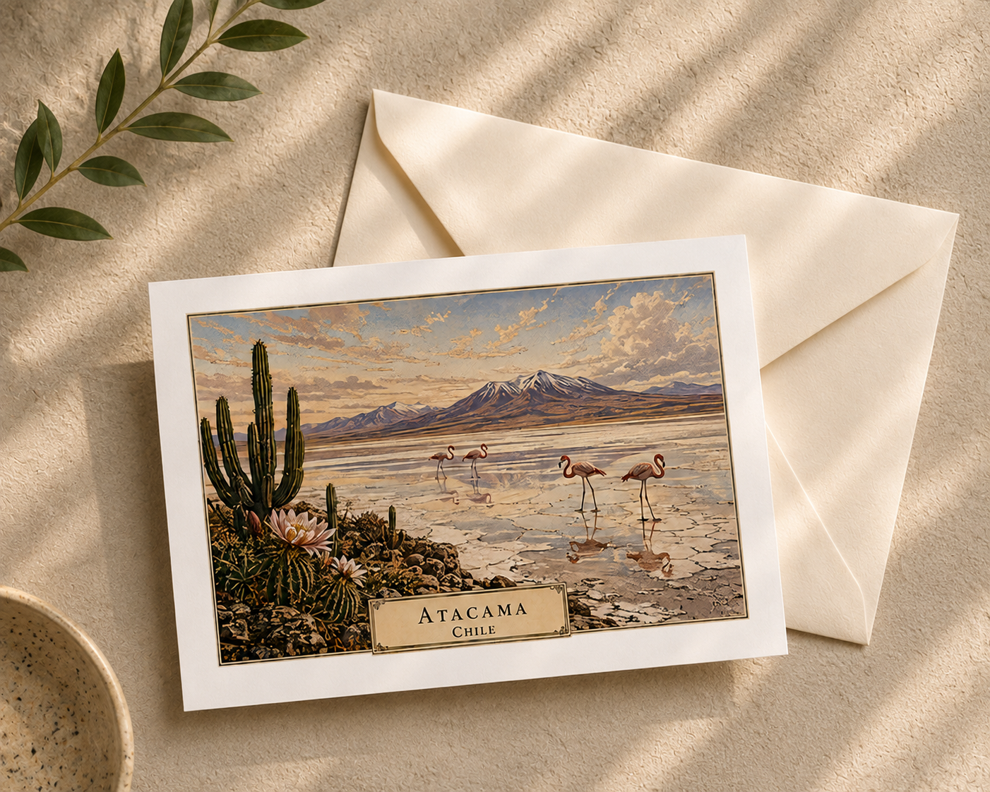 Atacama Desert — Botanical Expedition Art Card