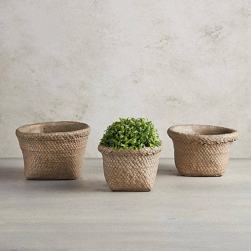 Cement Basket Planter