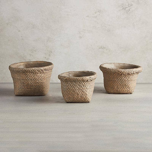 Cement Basket Planter