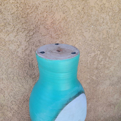 African Tribal Planter - Turquoise