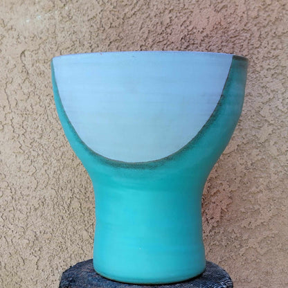 African Tribal Planter - Turquoise