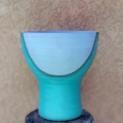 African Tribal Planter - Turquoise