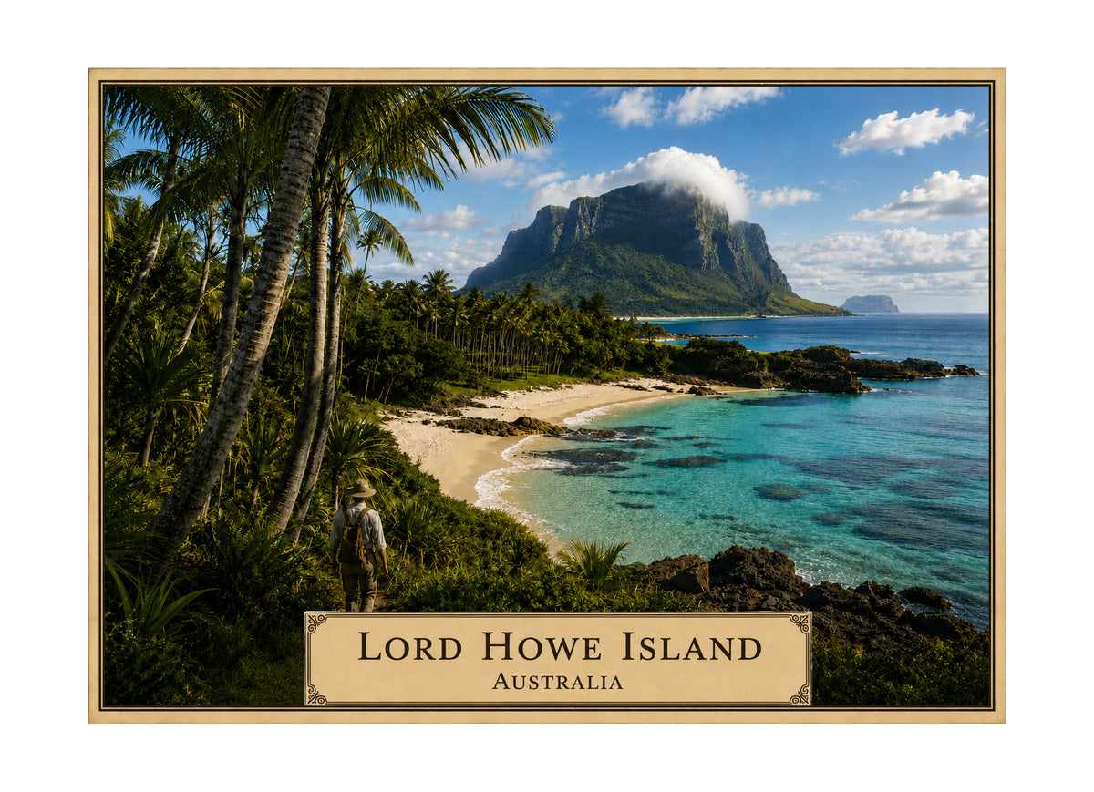 Lord Howe Island — Botanical Expedition Art Card