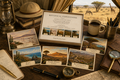 Botanical Expedition Series Volume I:  DESERTS & DRAGON TREES
