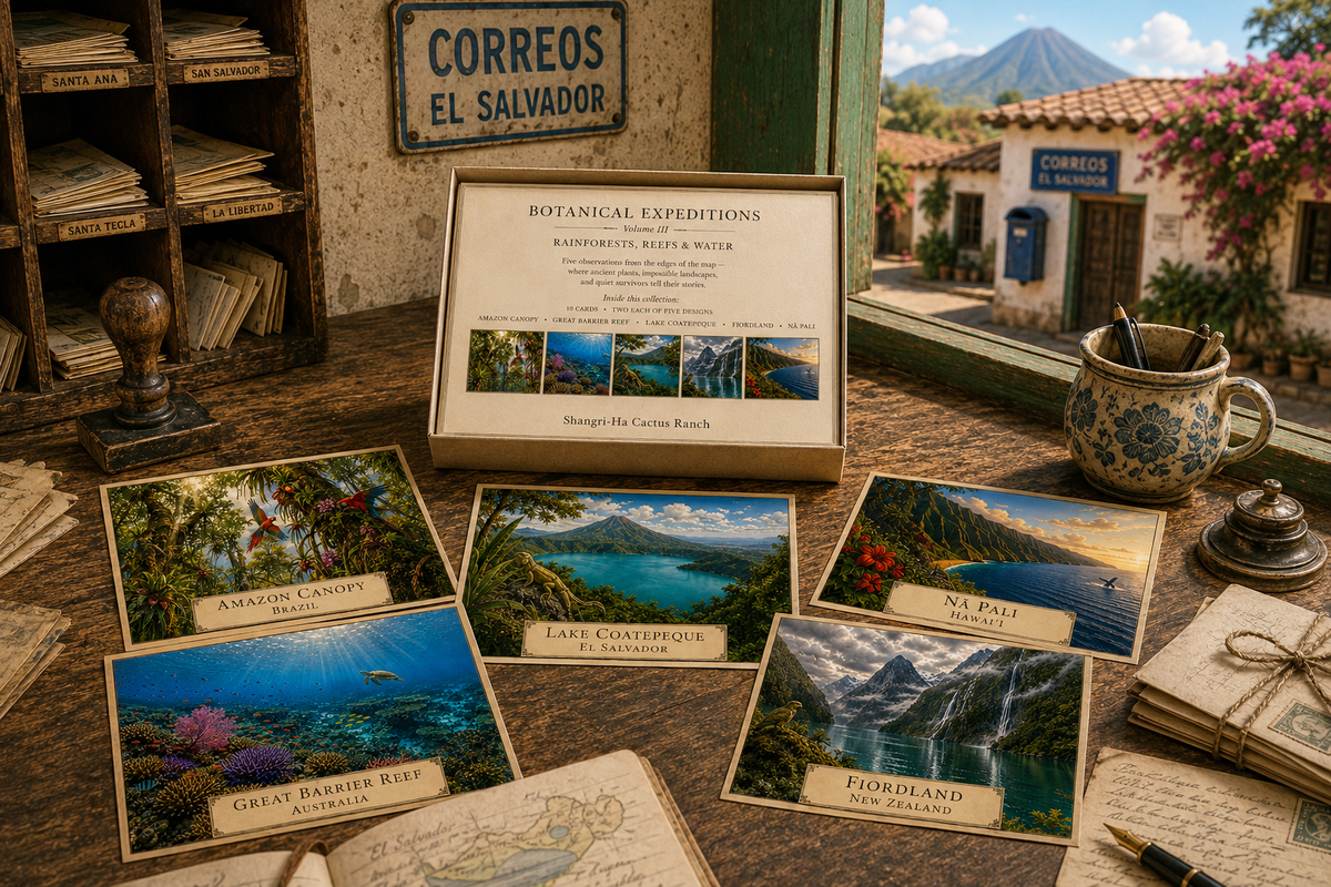 Botanical Expedition Series Volume III:  RAINFORESTS, REEFS & WATER