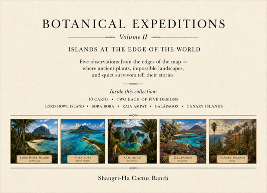Botanical Expedition Series Volume II:  ISLANDS AT THE EDGE OF THE WORLD