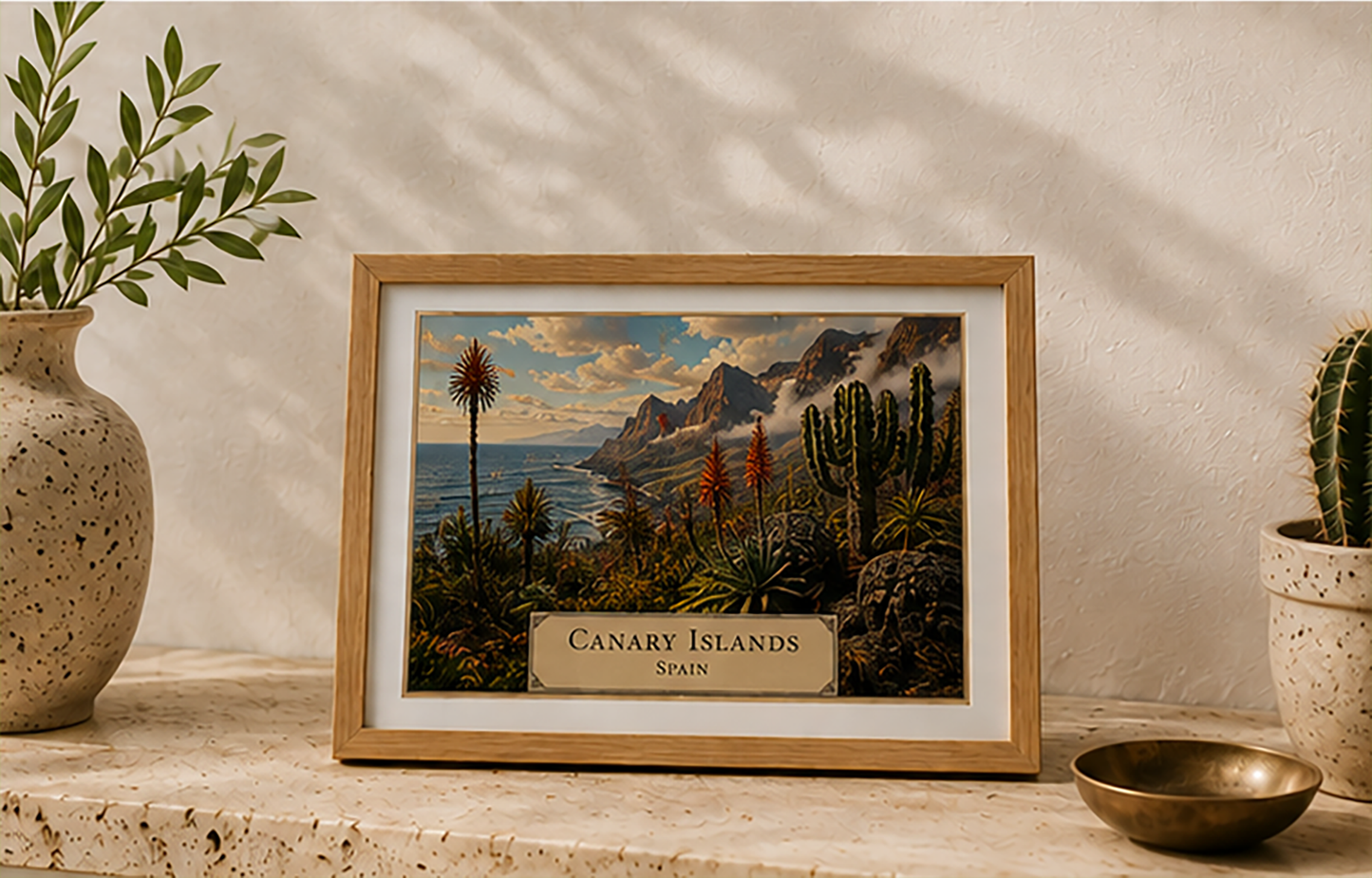Canary Islands — Botanical Expedition Art Card