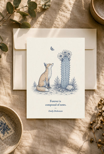 Fox — Small Society Art Card