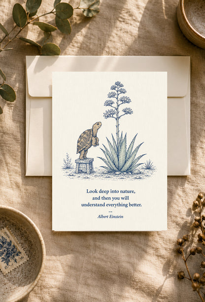 Turtle — Small Society Art Card