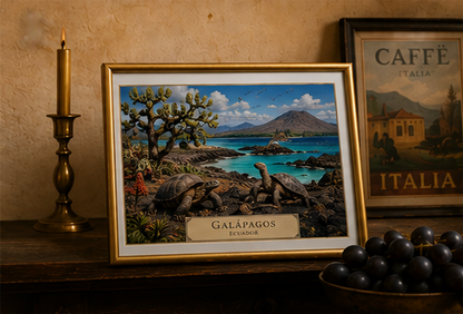 Galápagos — Botanical Expedition Art Card