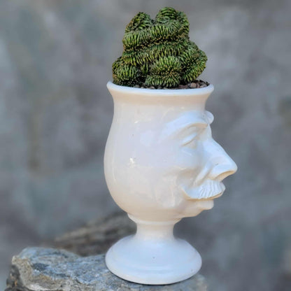 Moor's Head Caltagirone Ceramic Vase - New Age Line - Man
