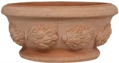 Tuscan Terra Cotta Planter - Round - Handmade in Italy