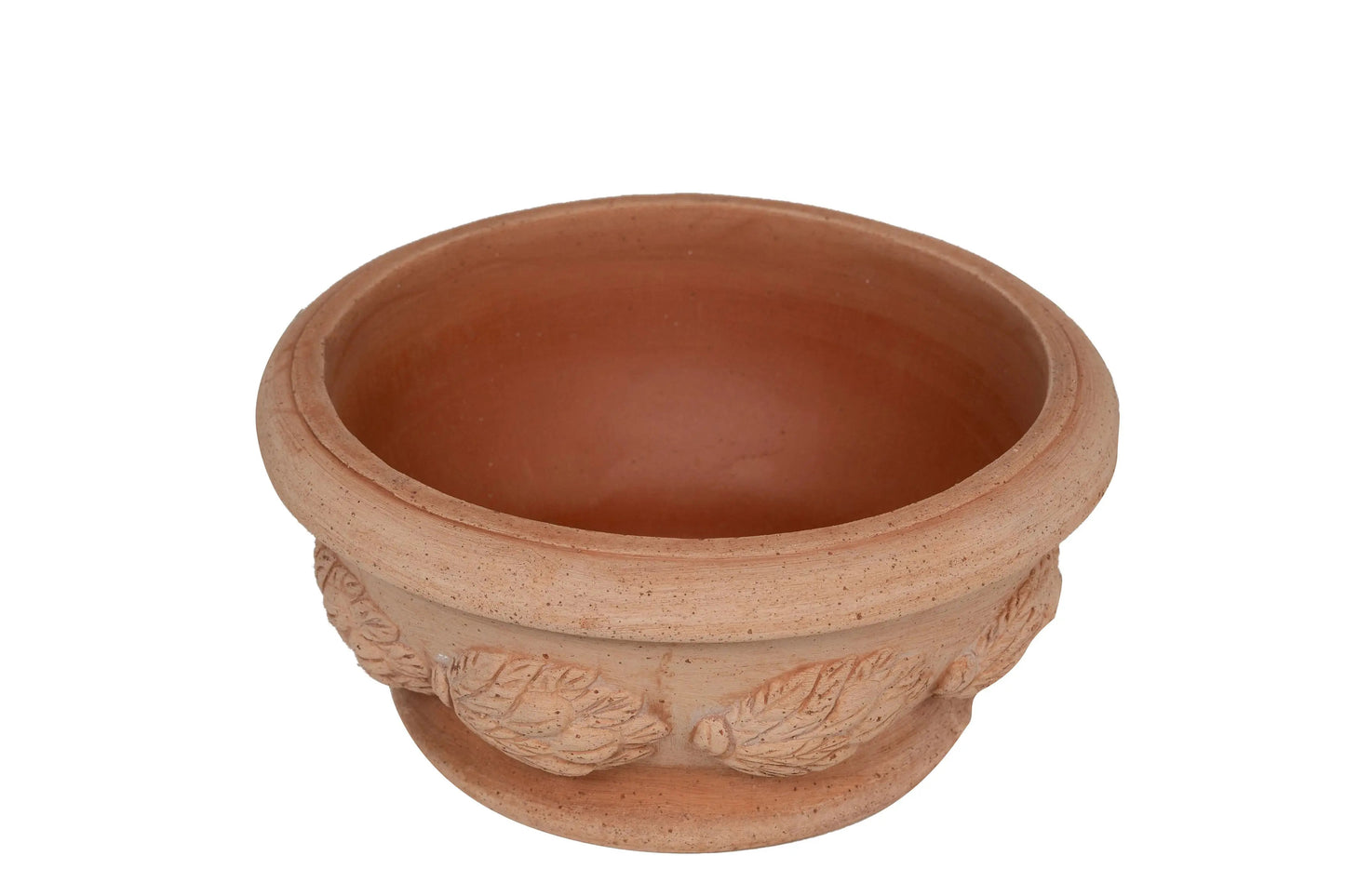 Tuscan Terra Cotta Planter - Round - Handmade in Italy