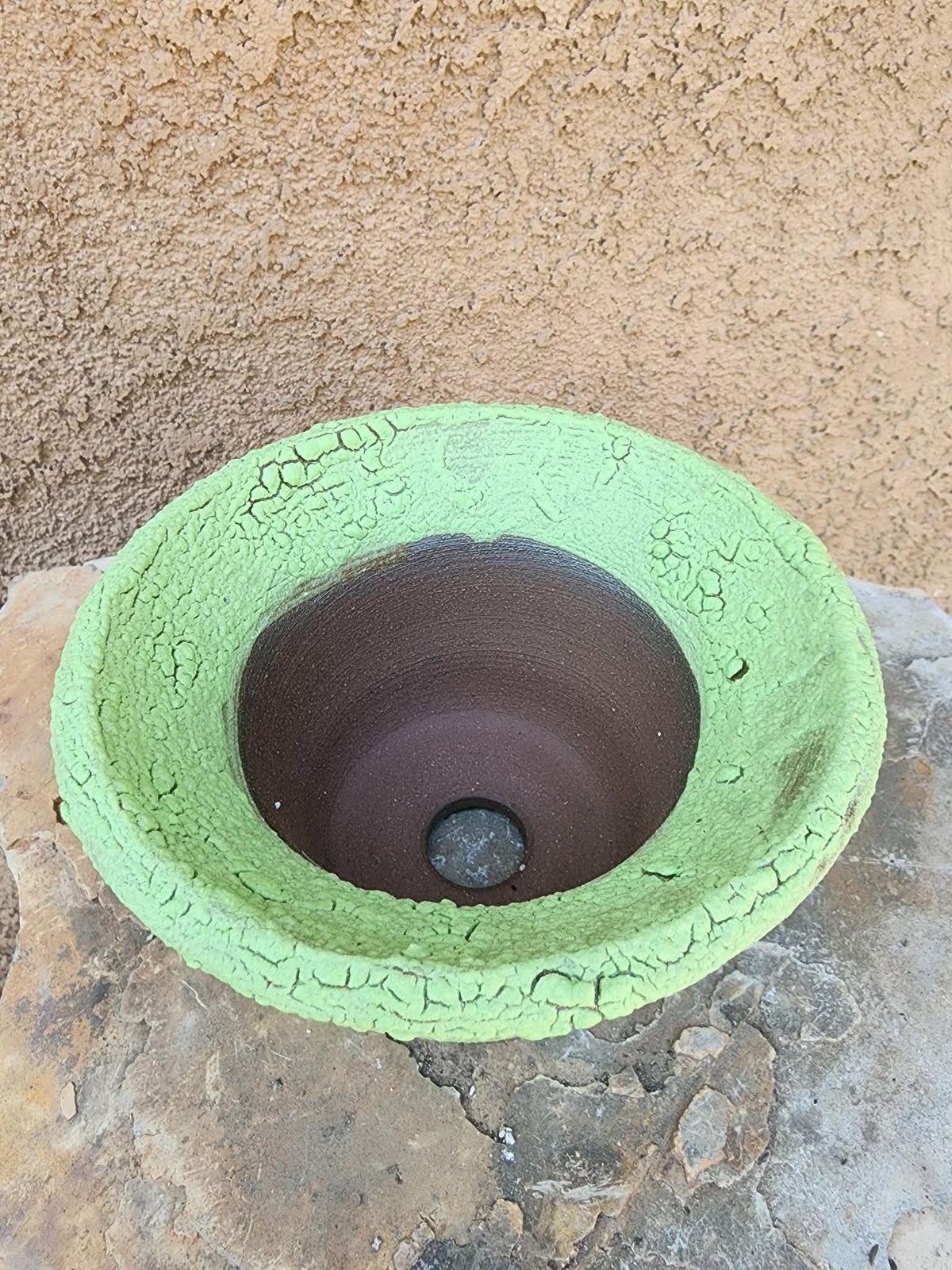 Handmade Pottery - Desert Lime Planter No. 223