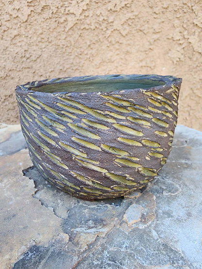 Handmade Pottery -Golden Fault Basin No. 227