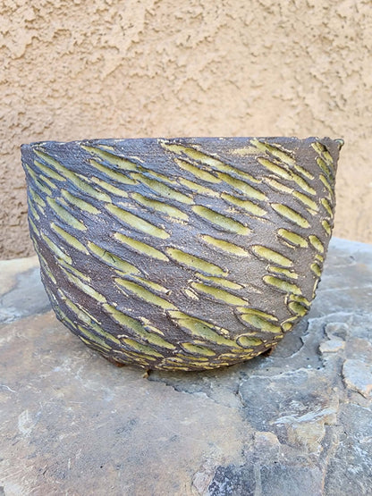 Handmade Pottery -Golden Fault Basin No. 227
