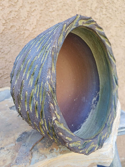 Handmade Pottery -Golden Fault Basin No. 227