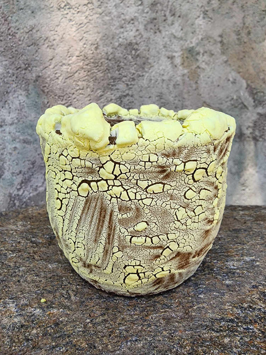 Handmade Pottery — Moon Crater Vessel No. 164