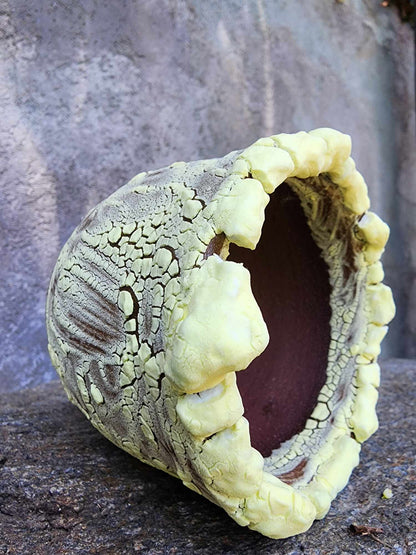 Handmade Pottery — Moon Crater Vessel No. 164