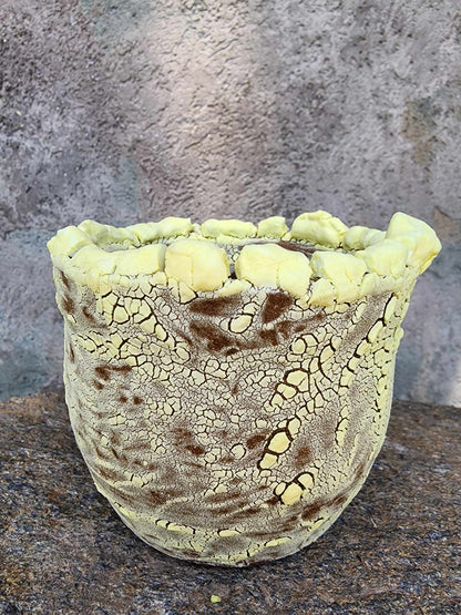 Handmade Pottery — Moon Crater Vessel No. 164