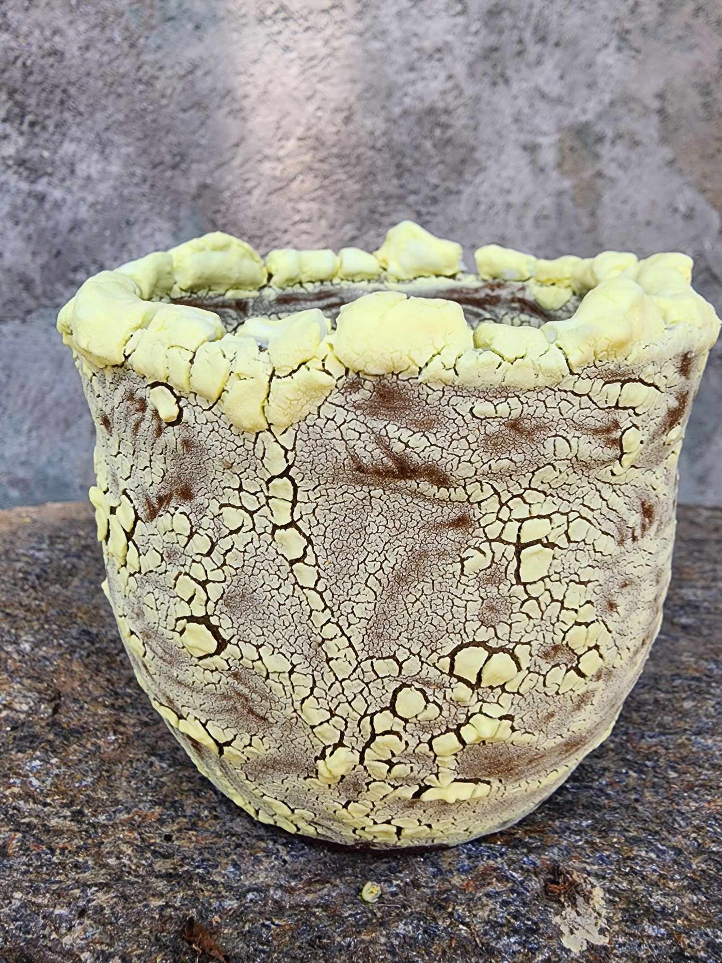 Handmade Pottery — Moon Crater Vessel No. 164