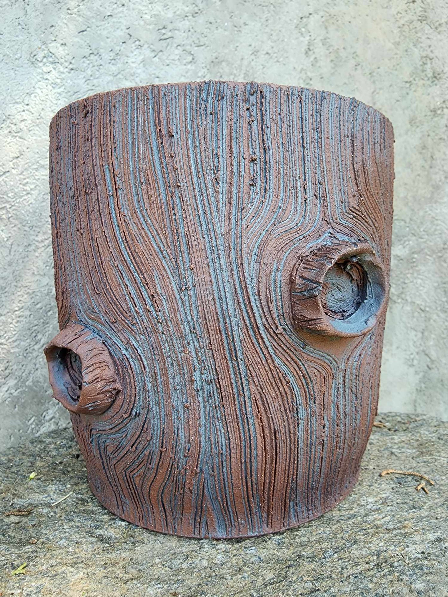 Handmade Pottery -Petrified Current Vessel No. 173