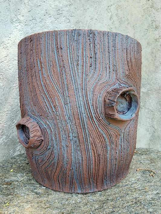 Handmade Pottery -Petrified Current Vessel No. 173