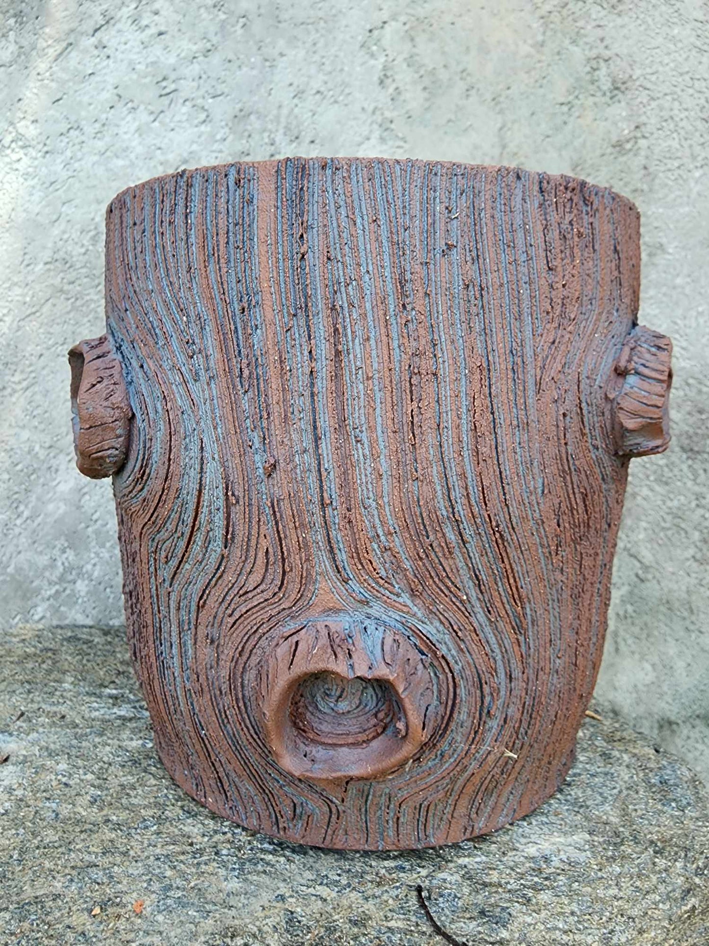 Handmade Pottery -Petrified Current Vessel No. 173