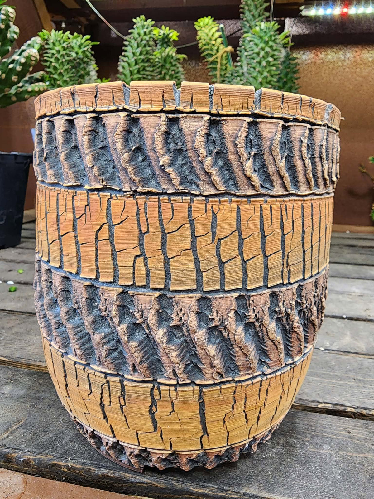 Handmade Pottery -Stratified Earth Vessel No. 225