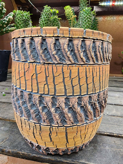 Handmade Pottery -Stratified Earth Vessel No. 225