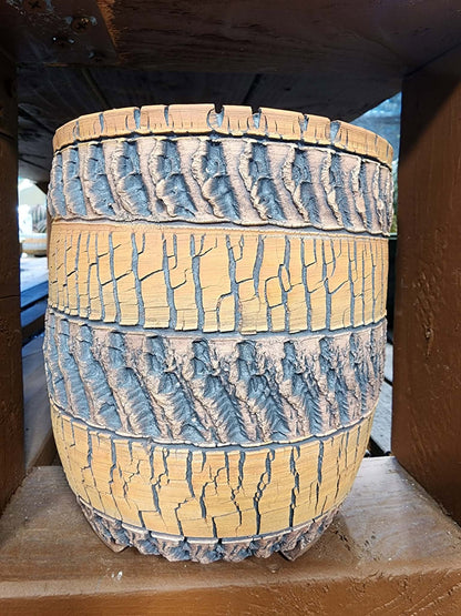 Handmade Pottery -Stratified Earth Vessel No. 225